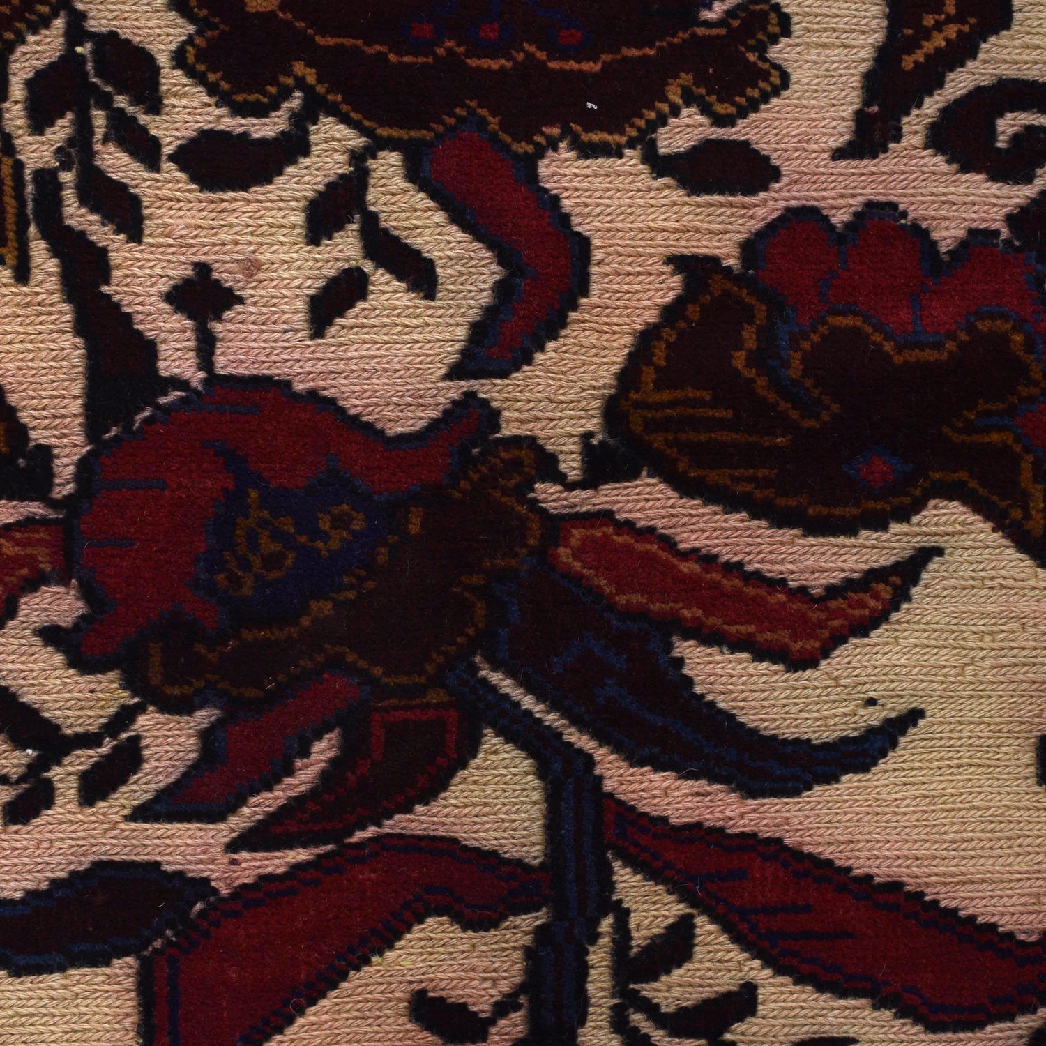 Ivory Color Barjasta Kilim 3' 9" x 6' 2" (ft) - No. y15820