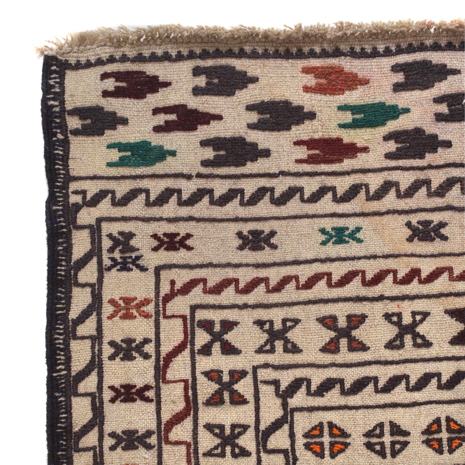 Traditional Soumak Kilim 4' 4" x 6' 4" (ft) - No. Y16060
