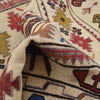 Handwoven Soumak Kilim 4' 4" x 6' 4" (ft) - No. Y16160