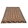 Handwoven Soumak Kilim 4' 2" x 5' 11" (ft) - No. Y16162