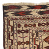 Handwoven Soumak Kilim 4' 2" x 5' 11" (ft) - No. Y16162