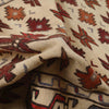 Handwoven Soumak Kilim 4' 2" x 5' 11" (ft) - No. Y16162