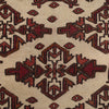 White Flatweave Kilim 4' 4" x 6' 4" (ft) - No. Y16165