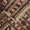 White Flatweave Kilim 4' 4" x 6' 4" (ft) - No. Y16165