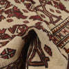 White Flatweave Kilim 4' 4" x 6' 4" (ft) - No. Y16165