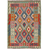 Handmade Vegetable Kilim 3' 5  x 4' 8 (ft) - No. Y16540