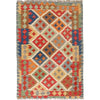 Handmade Vegetable Kilim 3' 3  x 4' 9 (ft) - No. Y16551