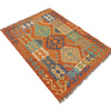 Handmade Vegetable Kilim 3' 3  x 4' 6 (ft) - No. Y16579