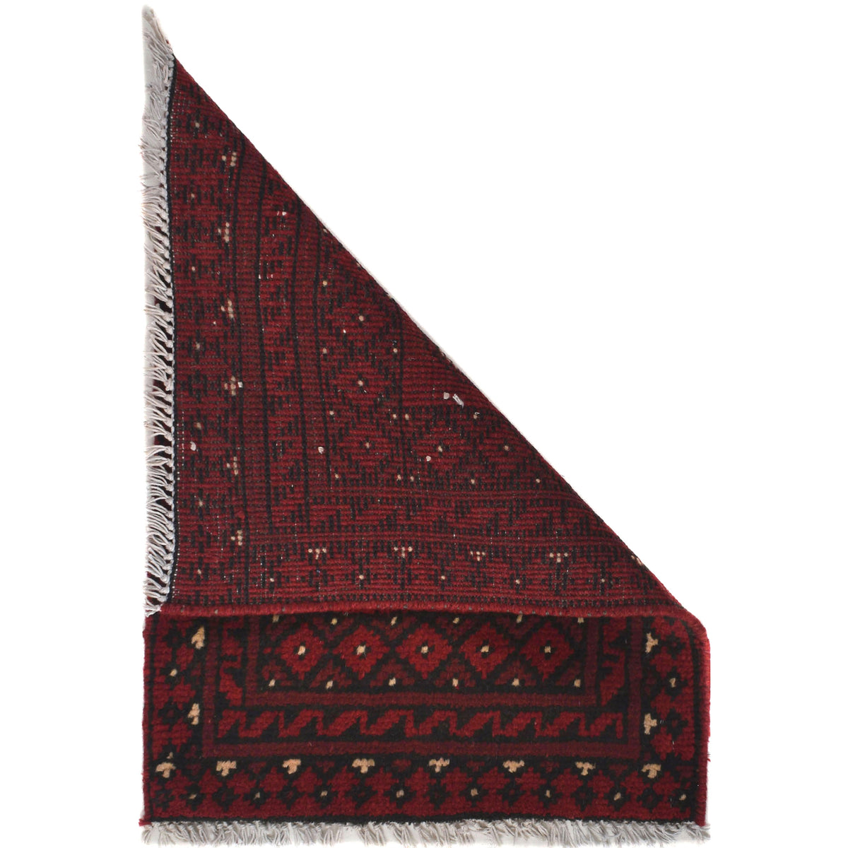 Handmade Geometric New Red Color Floor Mat Rug
