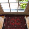 Handmade Floor Mat 1' 7" x 2' 2" (ft) - No. Y21635