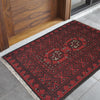 Handmade Floor Mat 1' 8" x 2' 2" (ft) - No. Y21636