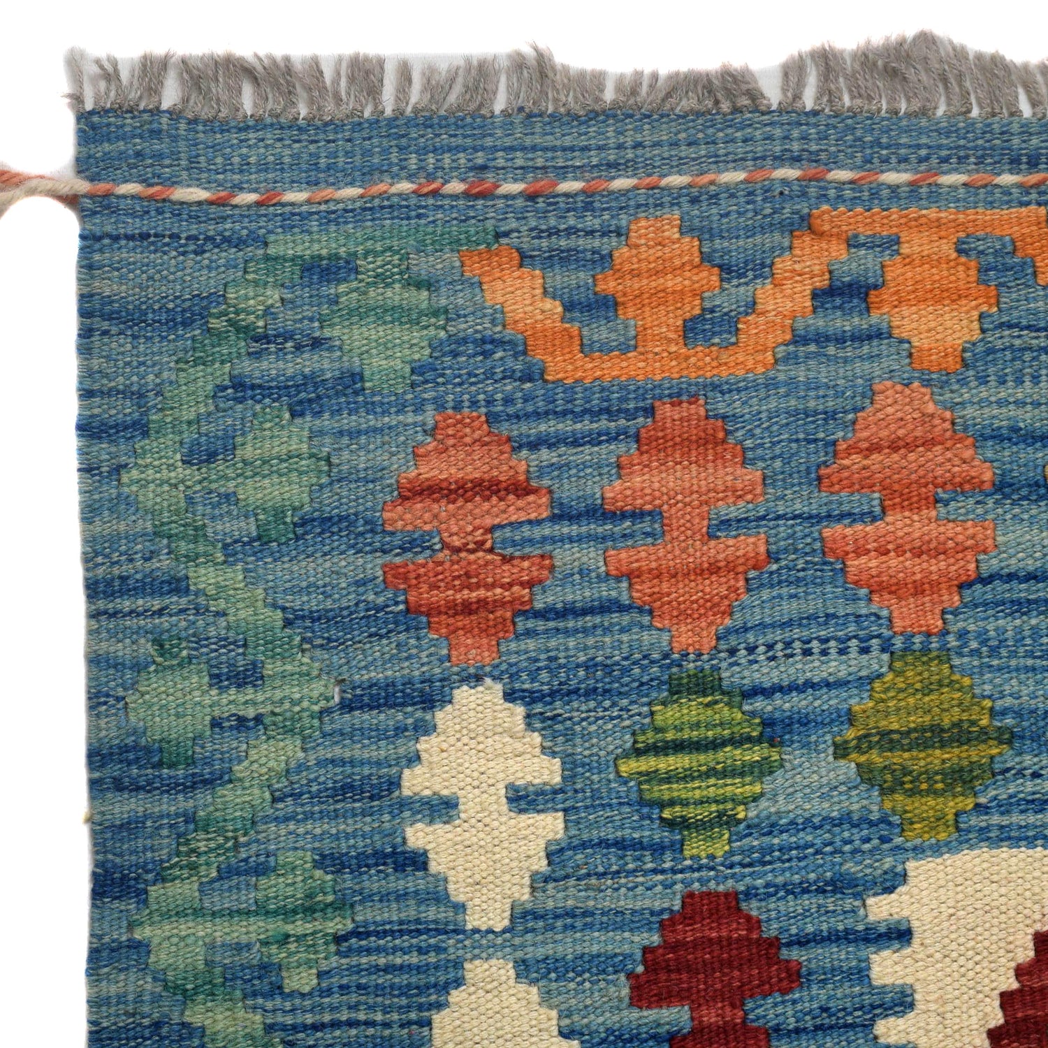 Handmade Vegetable Kelim 5' 7" x 7' 5" (ft) - No. Y31004