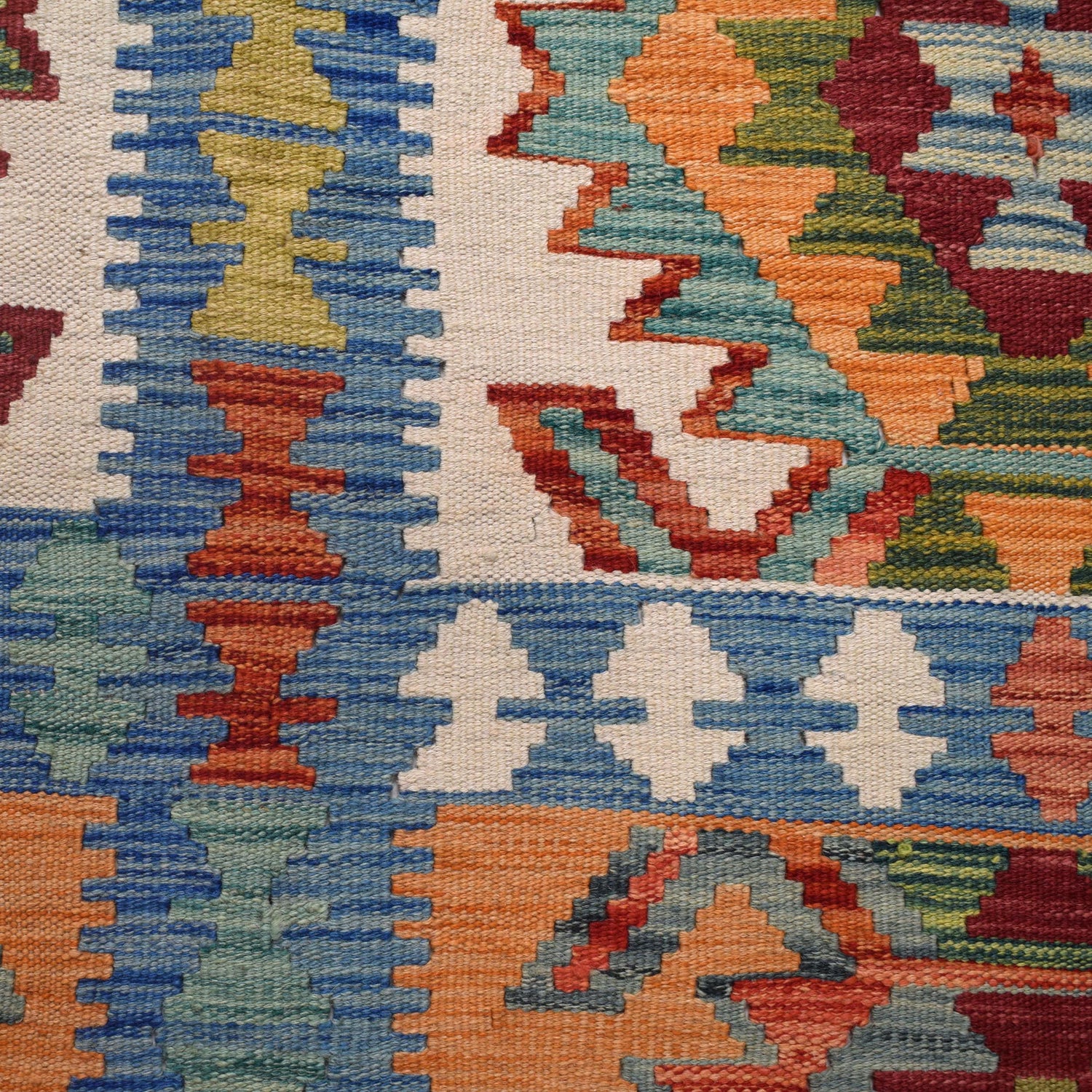 Handmade Vegetable Kelim 5' 7" x 7' 5" (ft) - No. Y31004