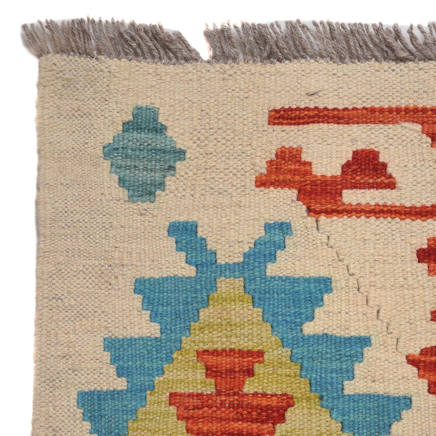 Handmade Vegetable Kilim 8' 1" x 9' 8" (ft) - No. Y31024