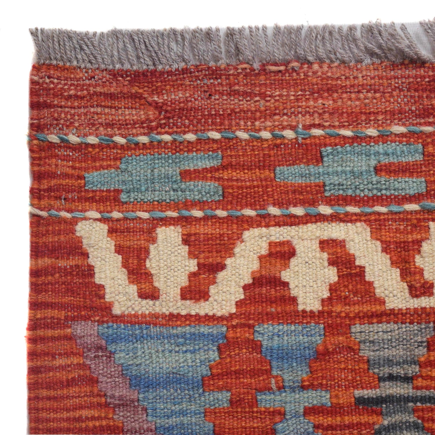 Handmade Vegetable Kilim 8' 9" x 9' 7" (ft) - No. Y31025