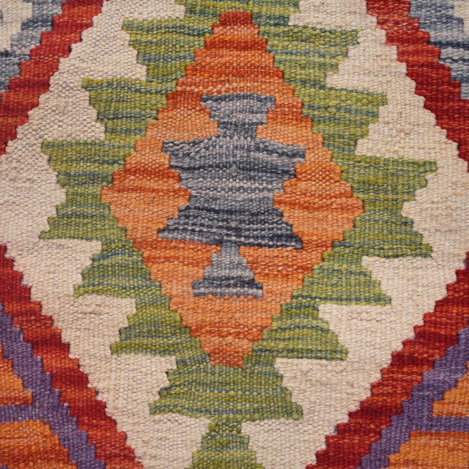 Handmade Vegetable Kilim 8' 9" x 9' 7" (ft) - No. Y31025