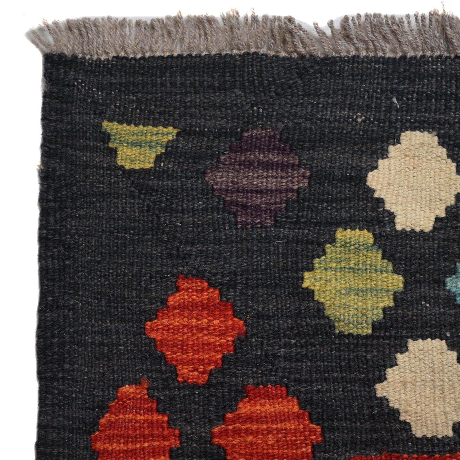 Handmade Vegetable Kilim 9' 10" x 12' 6" (ft) - No. Y31034