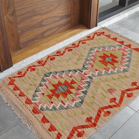 Handmade Vegetable Kilim 2' 0" x 3' 0" (ft) - No. Y31827