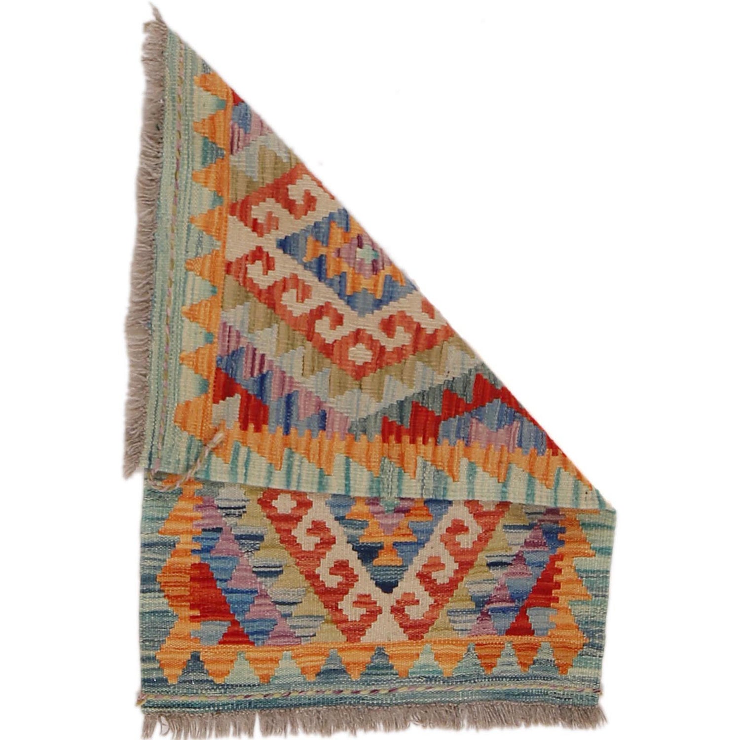 Handmade Vegetable Kilim 2' 0" x 2' 11" (ft) - No. Y31872