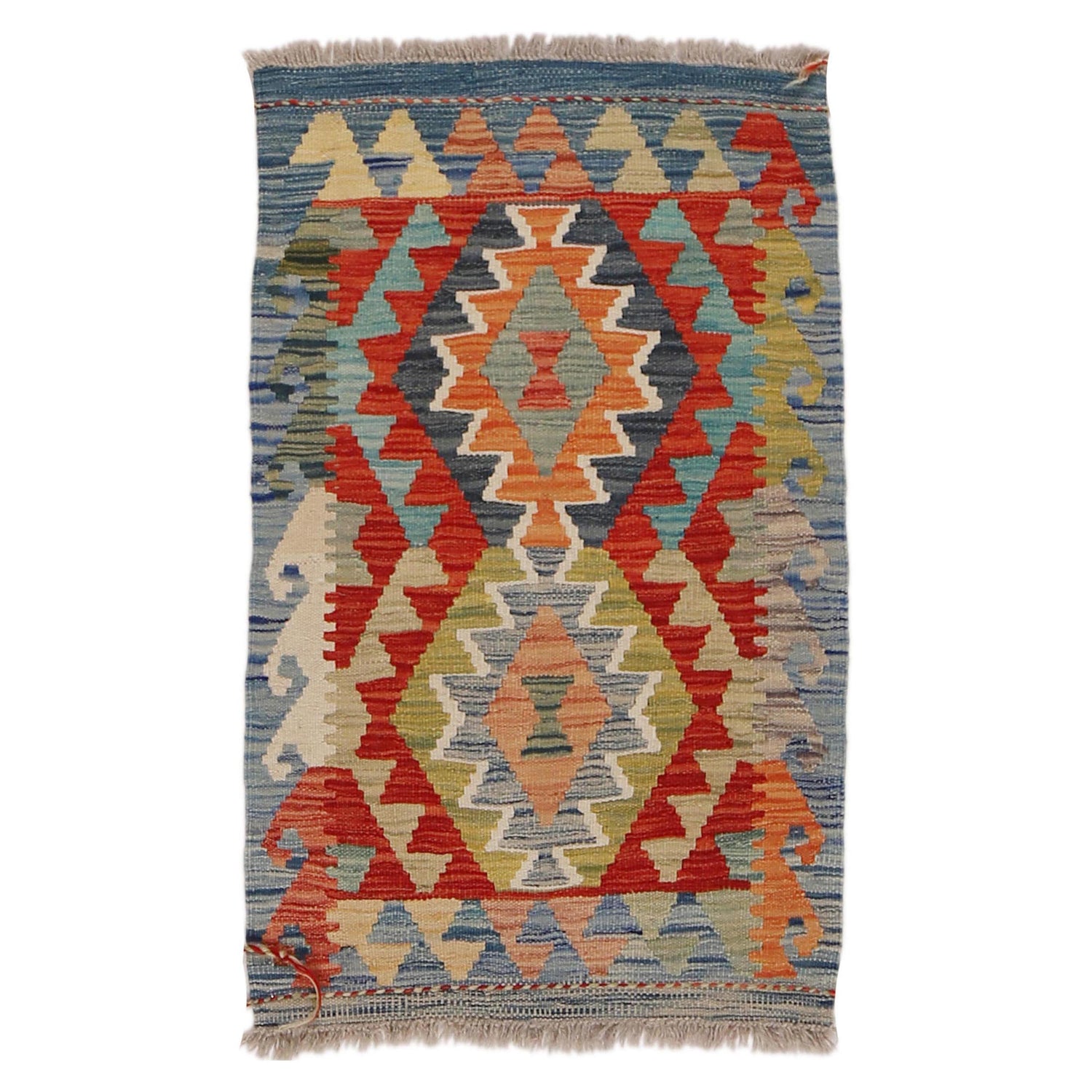 Handmade Vegetable Kilim 2' 0" x 3' 1" (ft) - No. Y31874