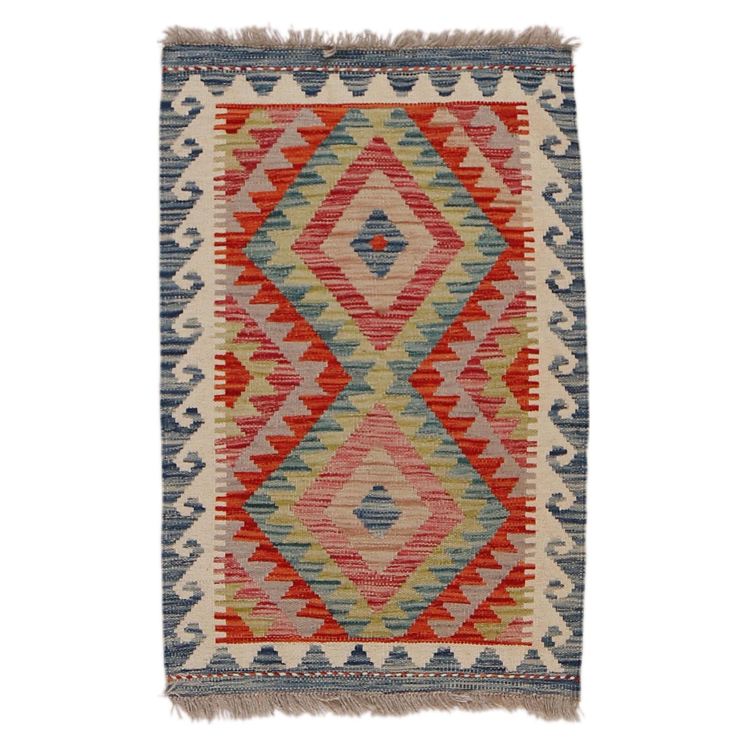 Handmade Vegetable Kilim 2' 0" x 3' 0" (ft) - No. Y31889