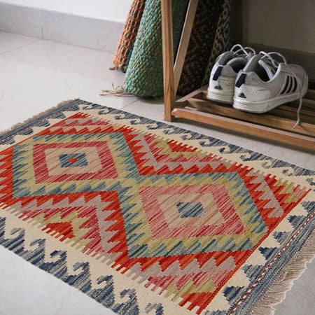 Handmade Vegetable Kilim 2' 0" x 3' 0" (ft) - No. Y31889