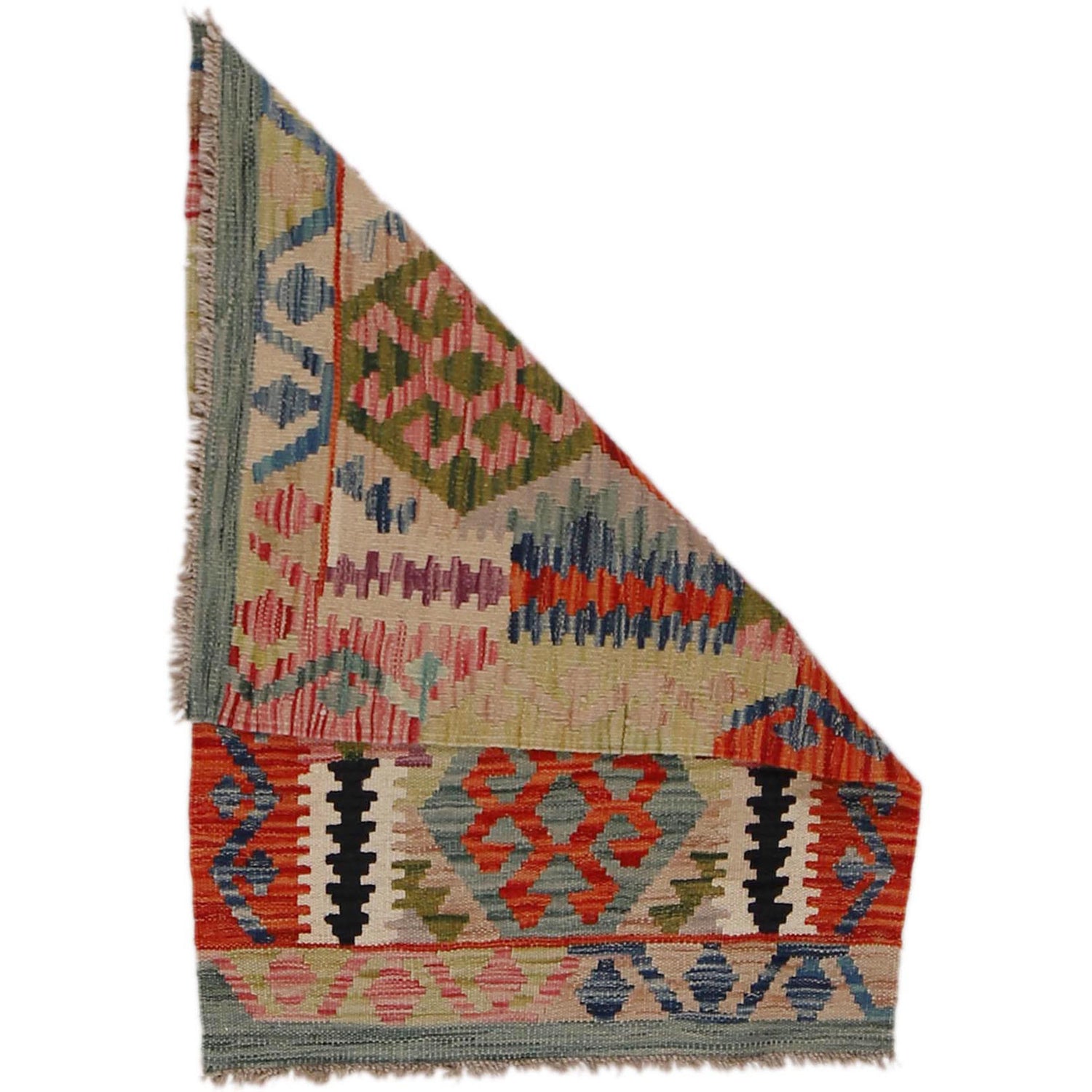 Handmade Vegetable Kilim 2' 1" x 2' 11" (ft) - No. Y31890