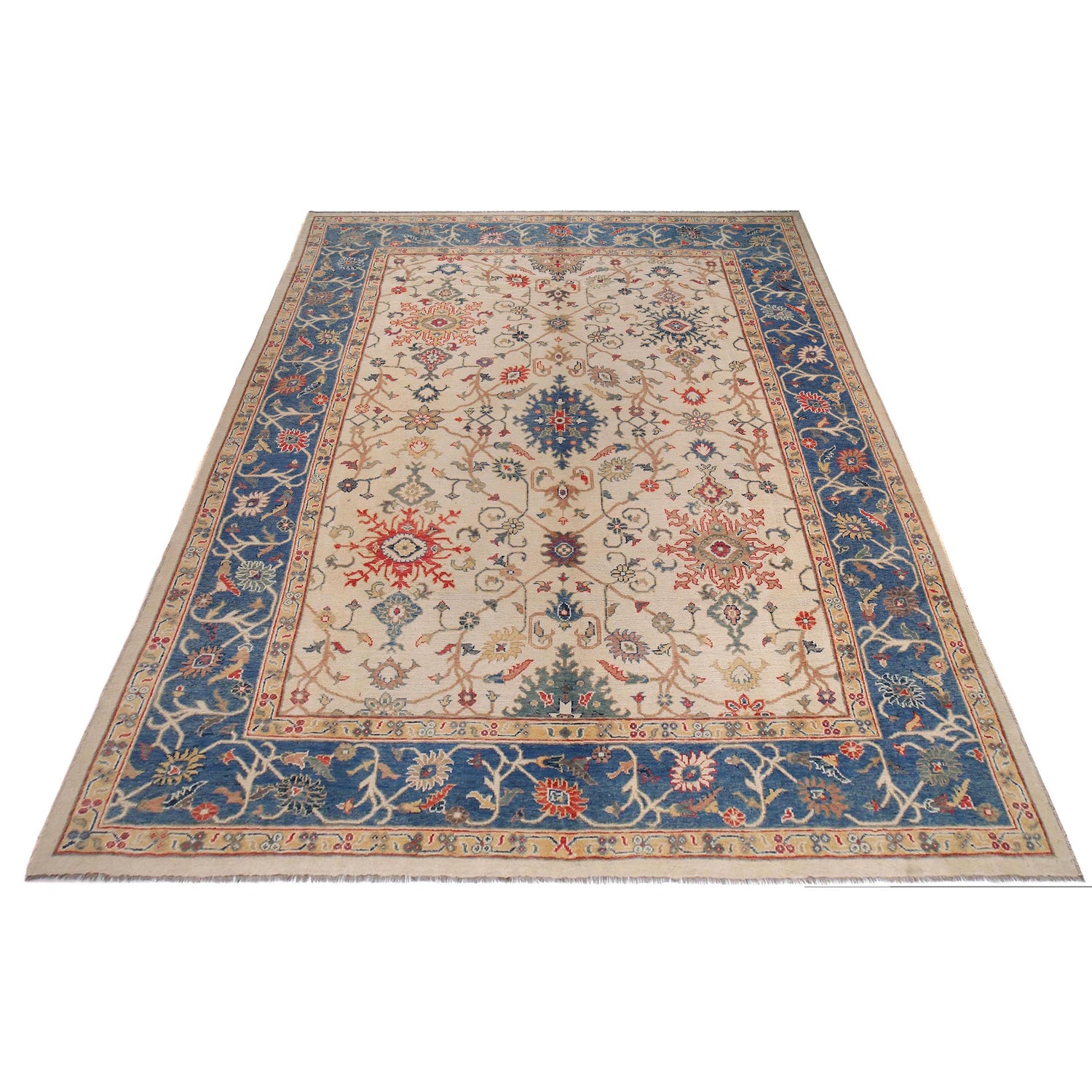 Turkish design Oushak Rug 10' 0 x 13' 7 (ft) - No. Y33026