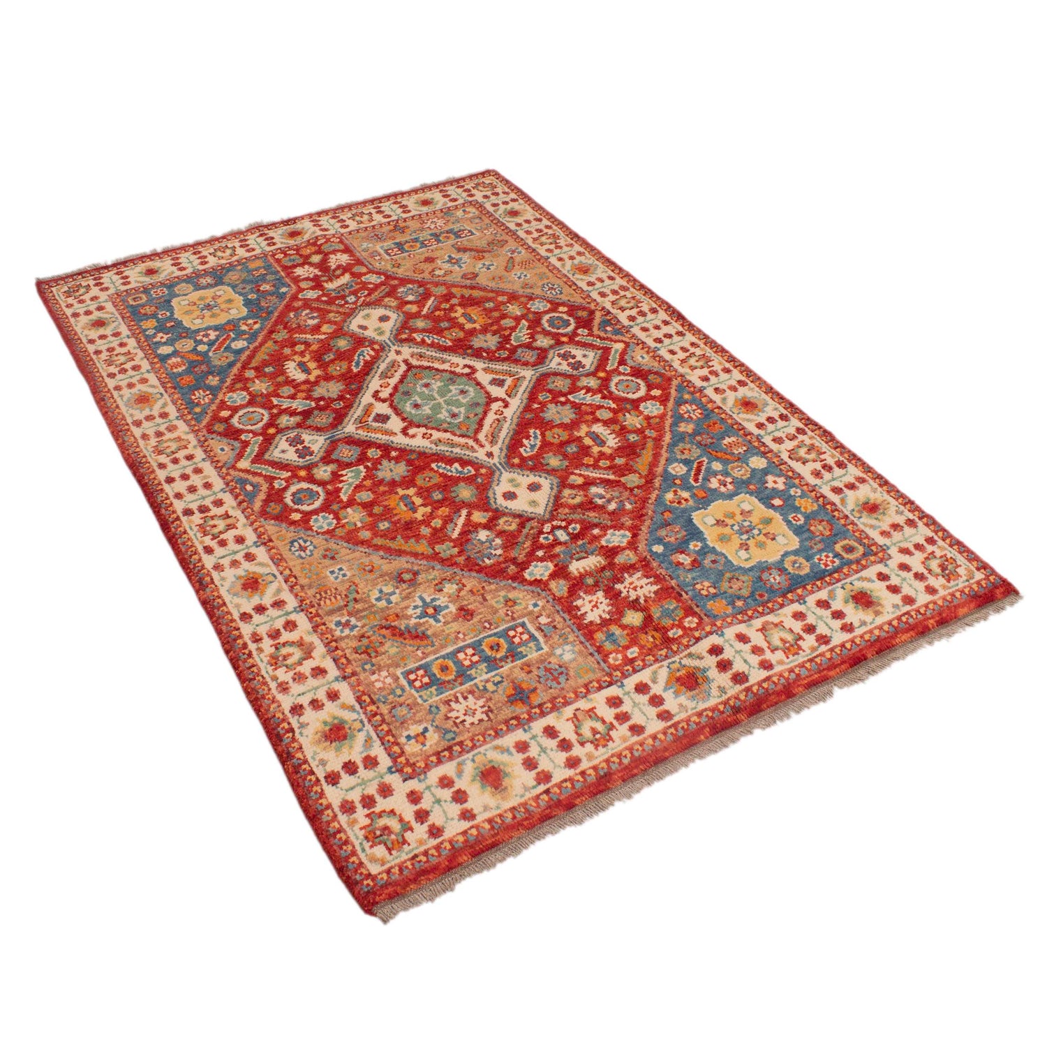 Handmade Sherazi Rug 3' 9" x 5' 8" (ft) - No. Y33030