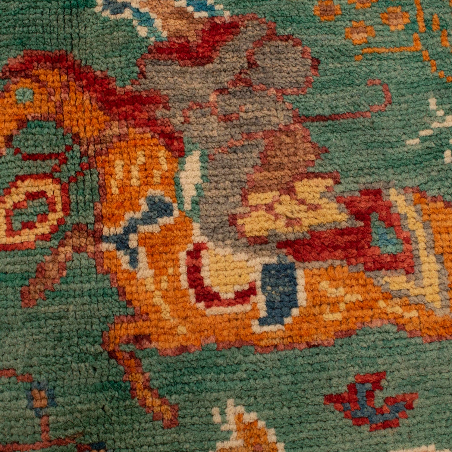 Handmade Pictorial Rug 4' 0" x 5' 11" (ft) - No. Y33032