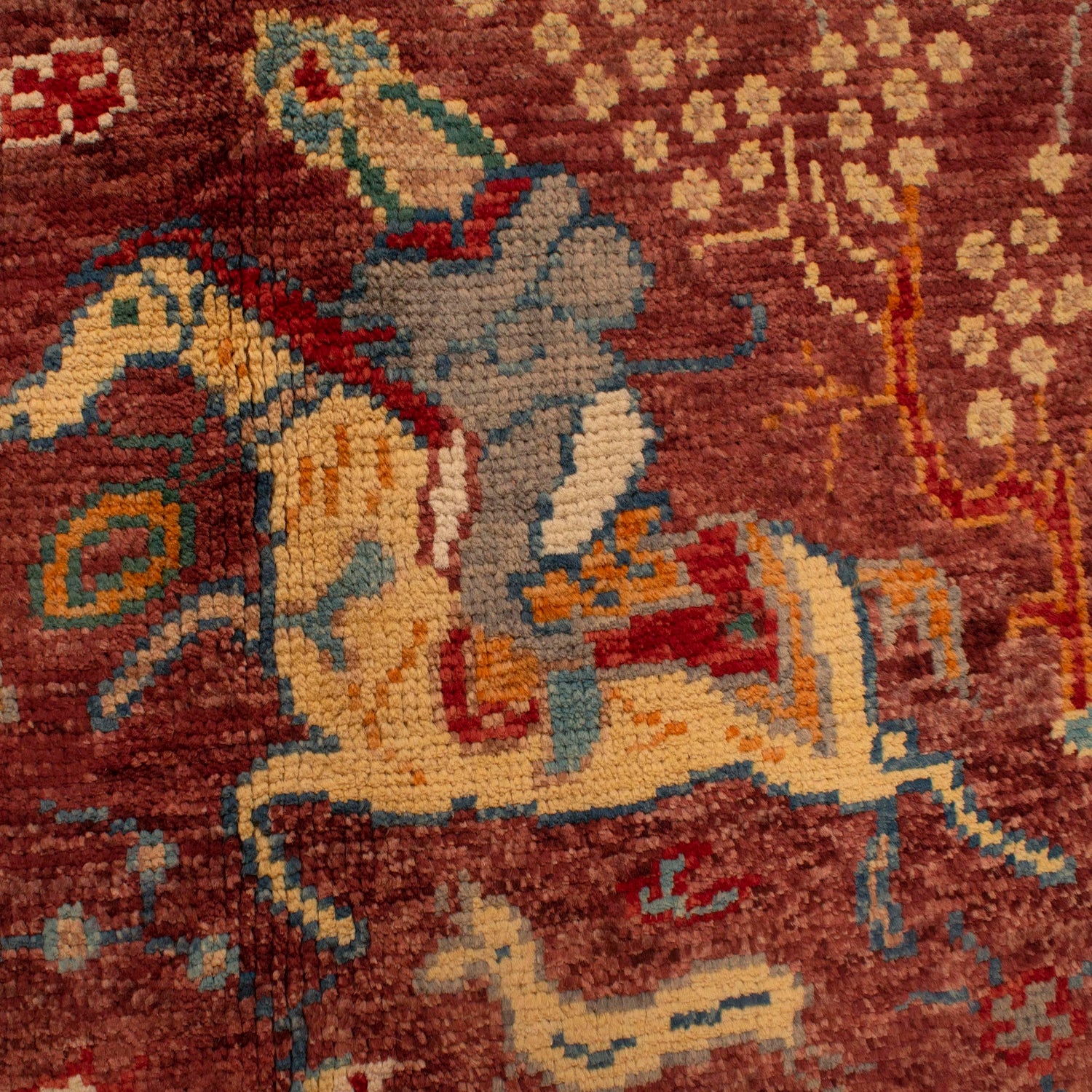 Handmade Pictorial Rug 3' 11" x 6' 0" (ft) - No. Y33035