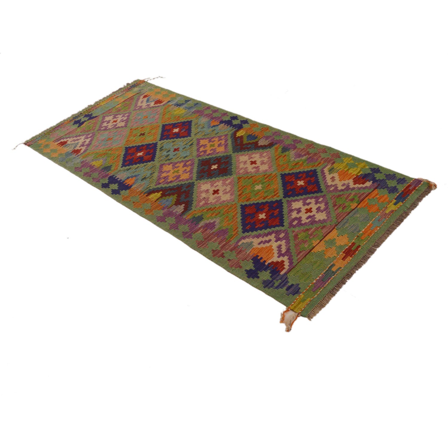 Vegetable Kilim Runner 2' 9" x 6' 6" (ft)- No. Y33099