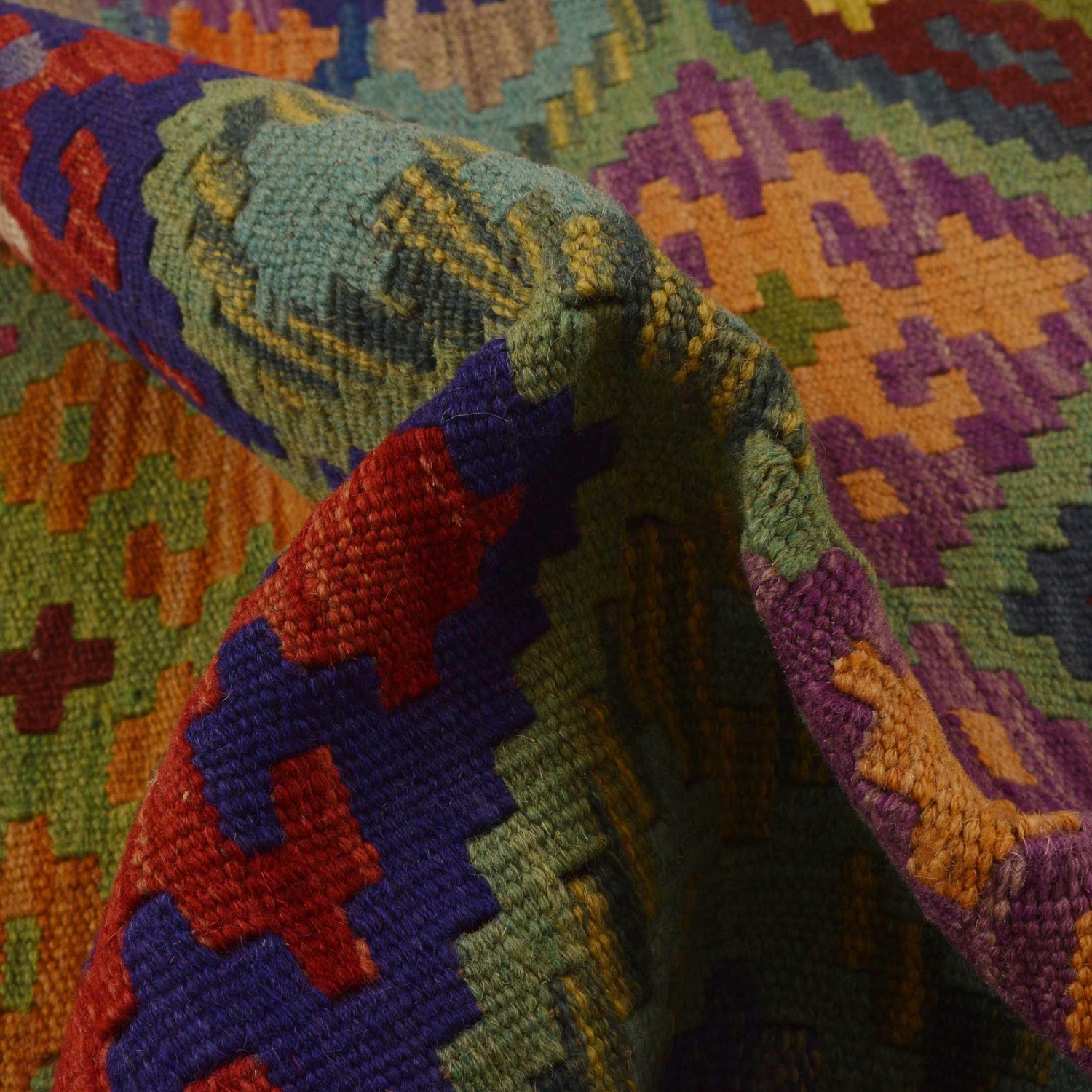 Vegetable Kilim Runner 2' 9" x 6' 6" (ft)- No. Y33099