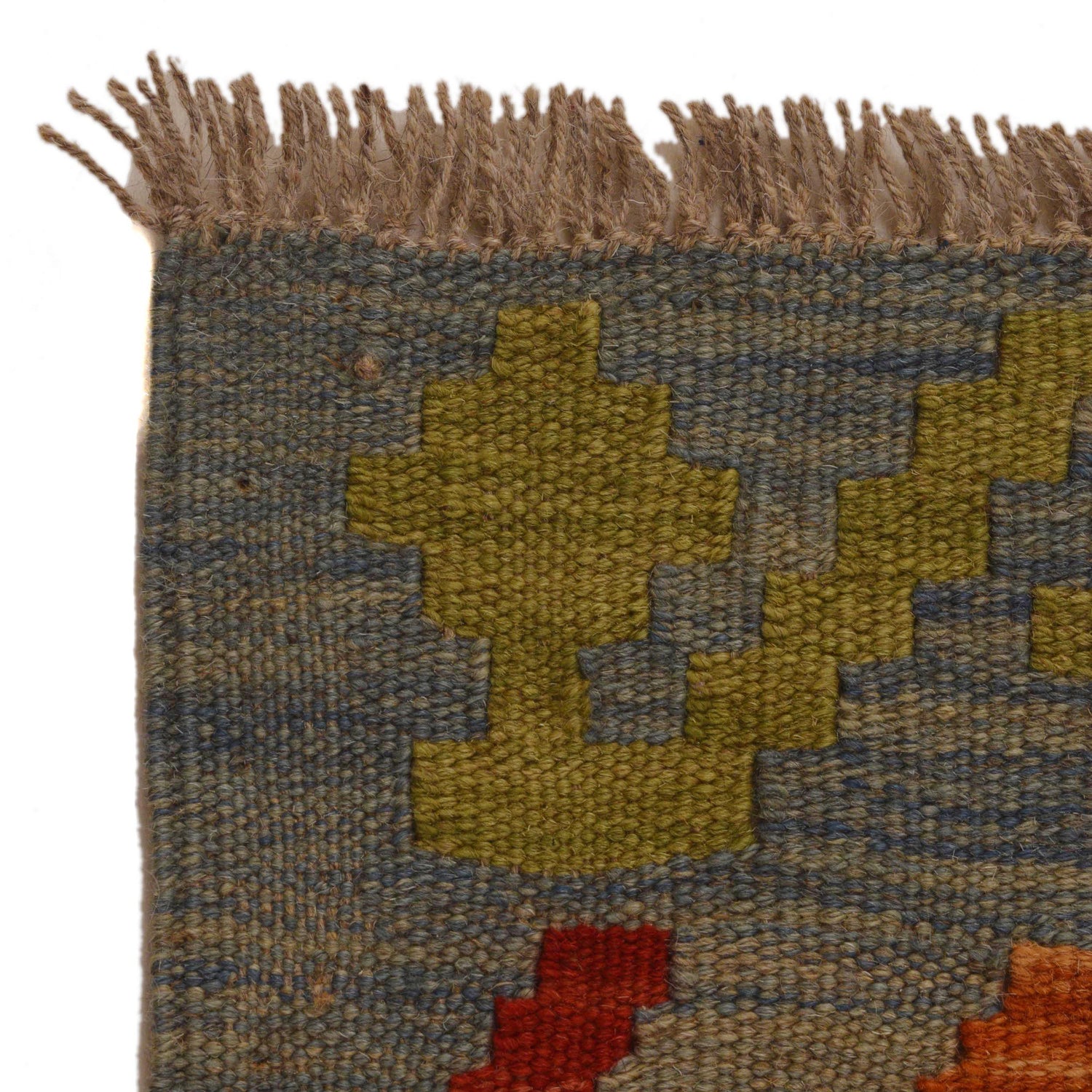 Handmade Vegetable Kelim 3' 4"  x 4' 9" (ft) - No. Y35091