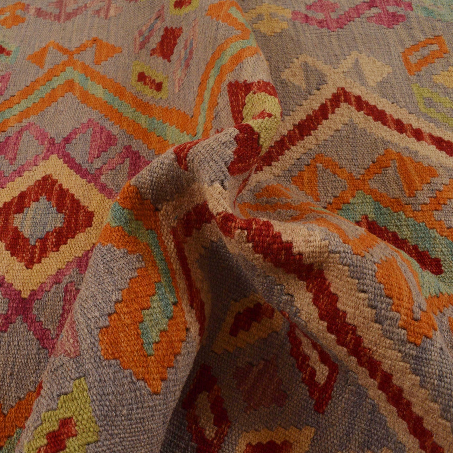 Handmade Vegetable Kelim 2' 8" x 3' 11" (ft) - No. Y35092