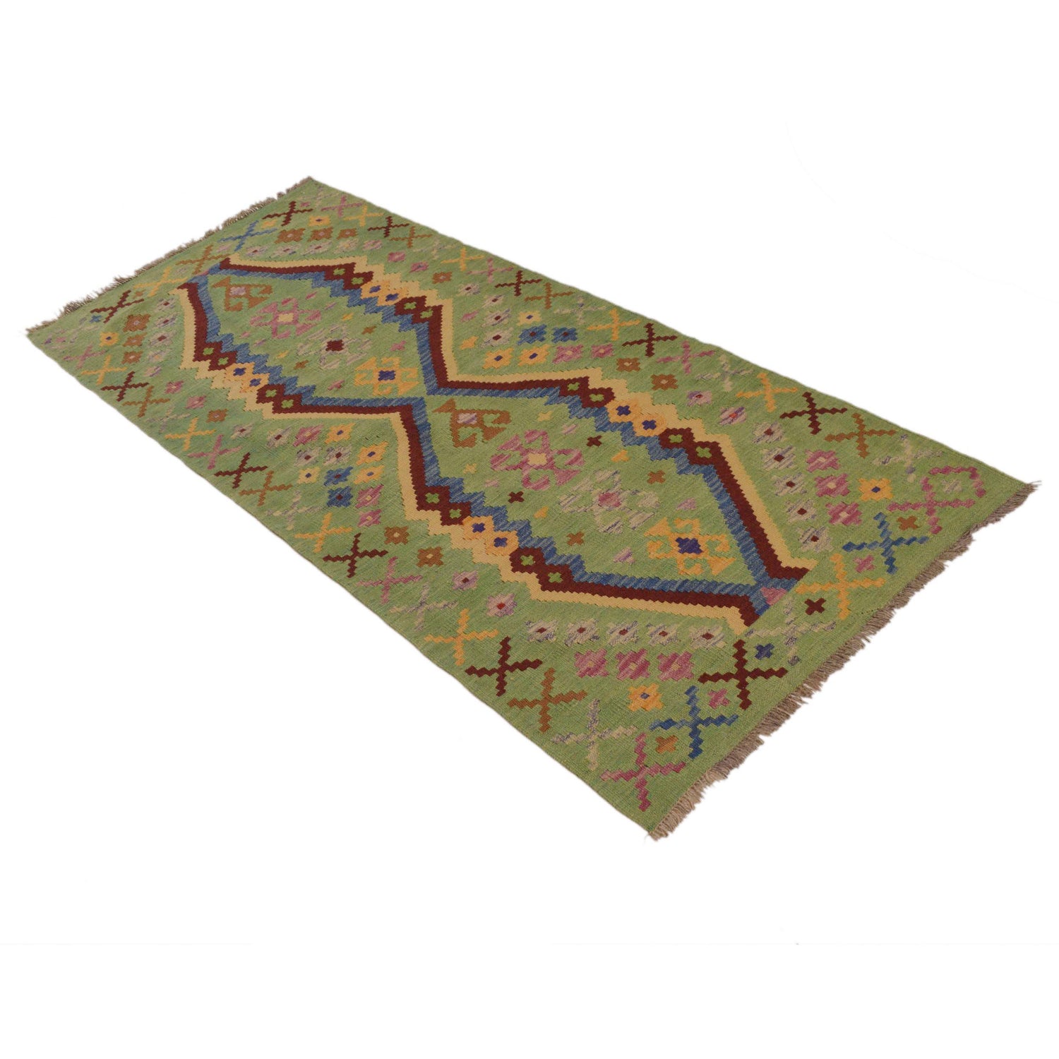 Vegetable Kelim Runner 2' 9" x 6' 3" (ft)- No. Y35096