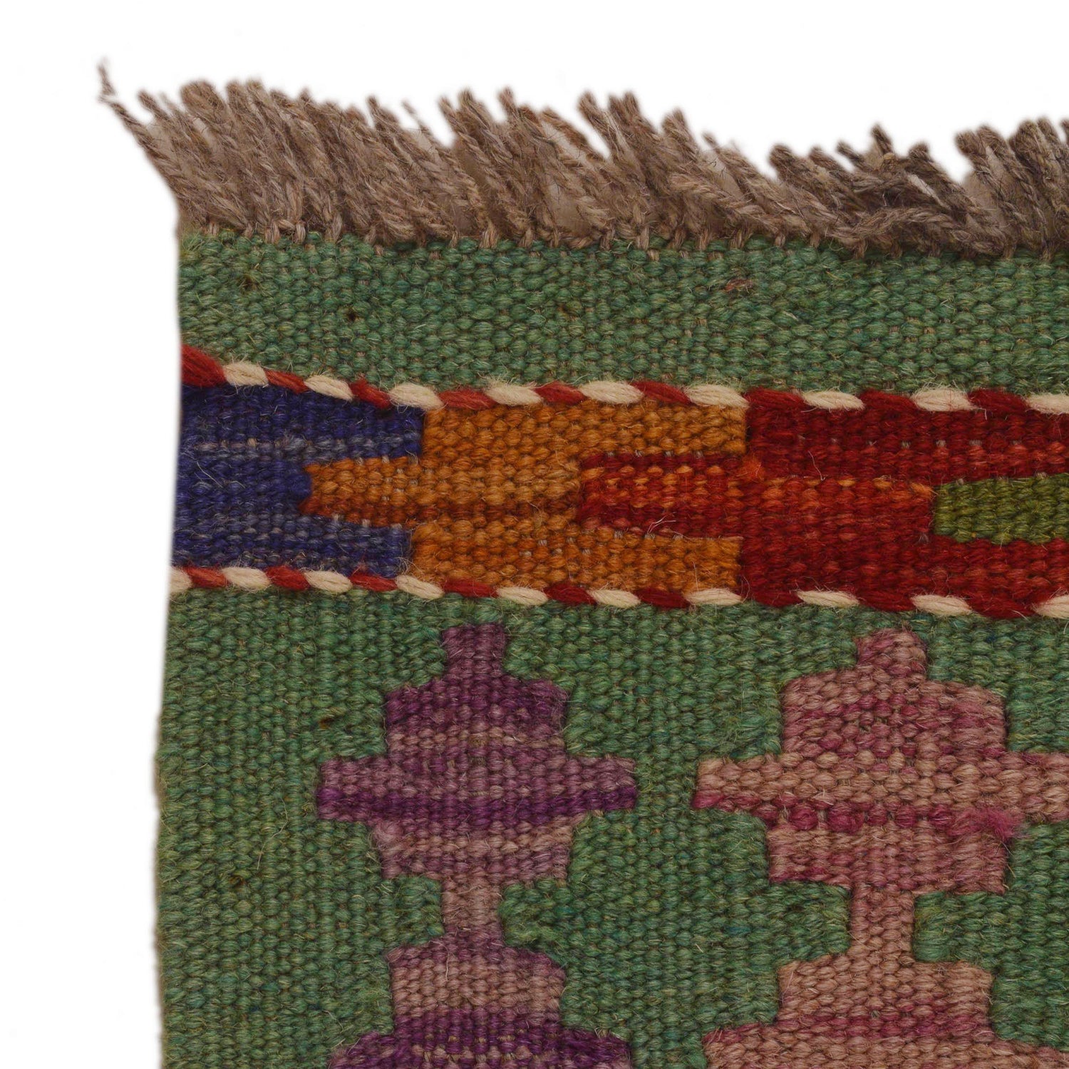 Vegetable Kilim Runner 2' 9" x 6' 7" (ft)- No. Y35097