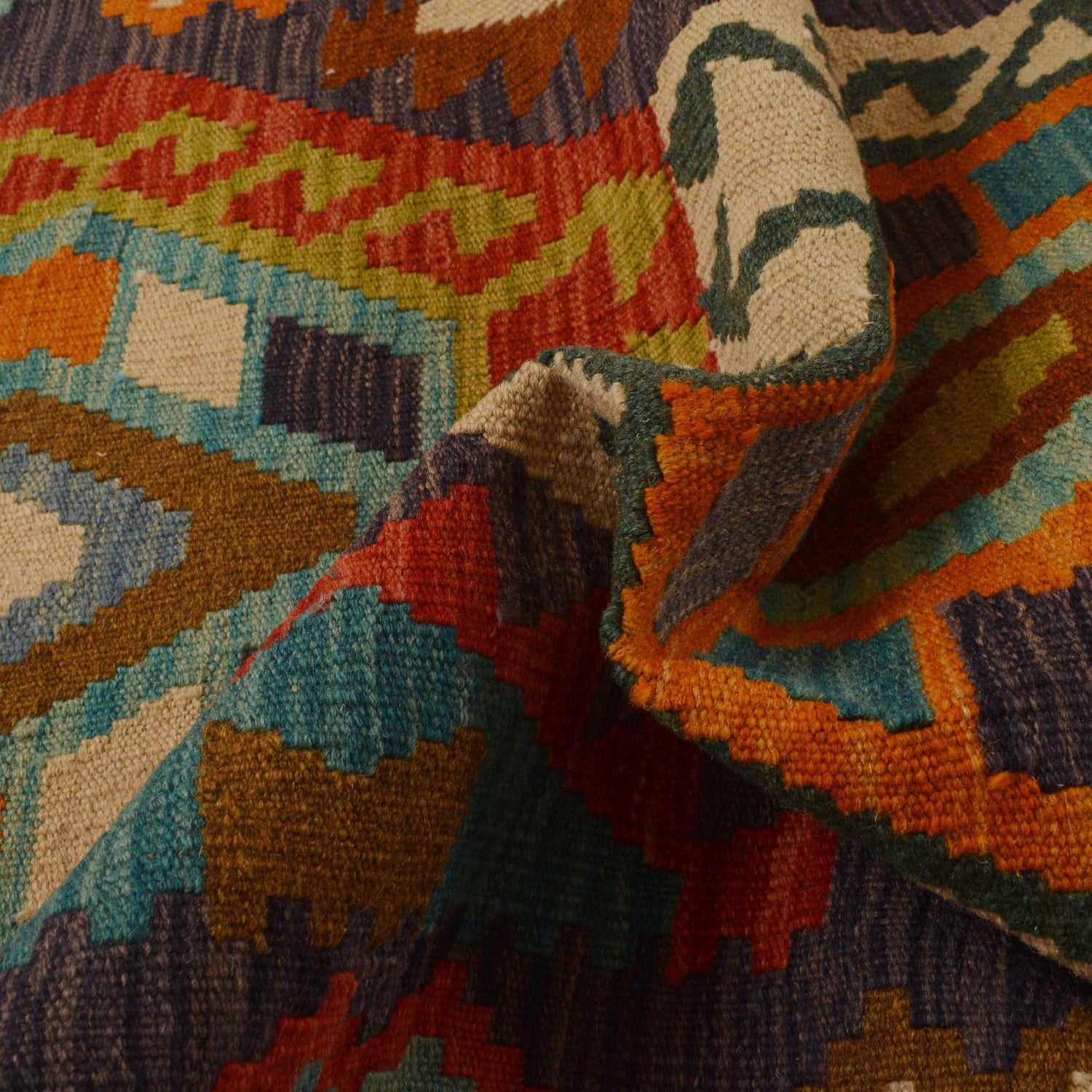 Vegetable Kelim Runner 2' 9" x 9' 9" (ft) - No. Y35100