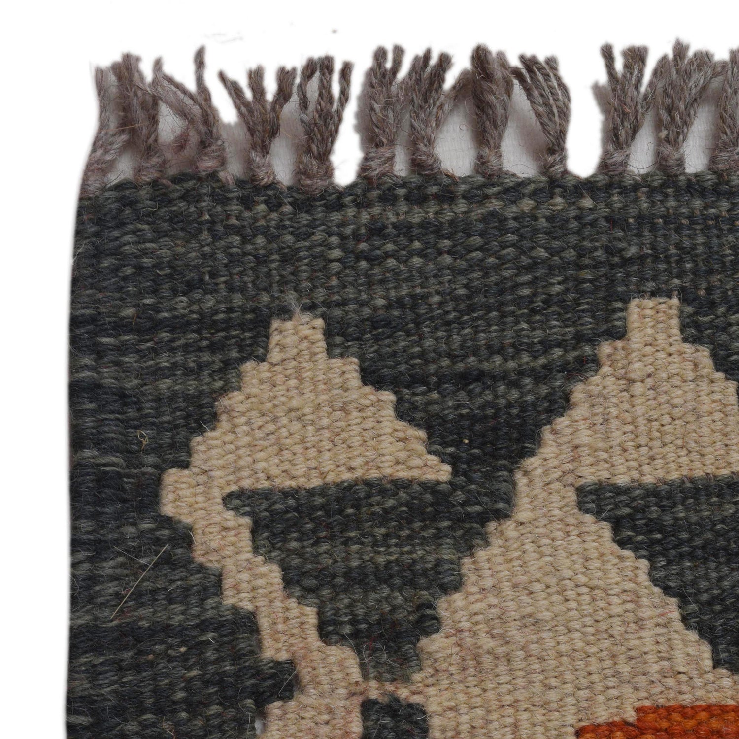 Handmade Vegetable Kelim 6' 9" x 9' 8" (ft) - No. Y35601