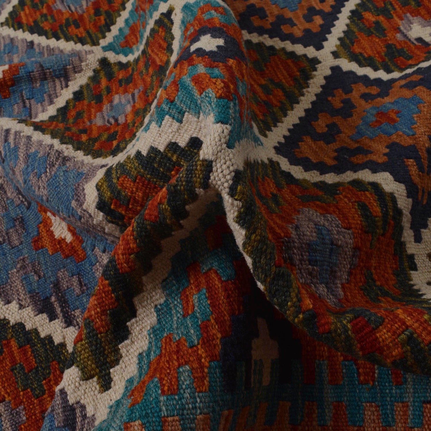 Handmade Vegetable Kelim 5' 9" x 7' 10" (ft) - No. Y35603