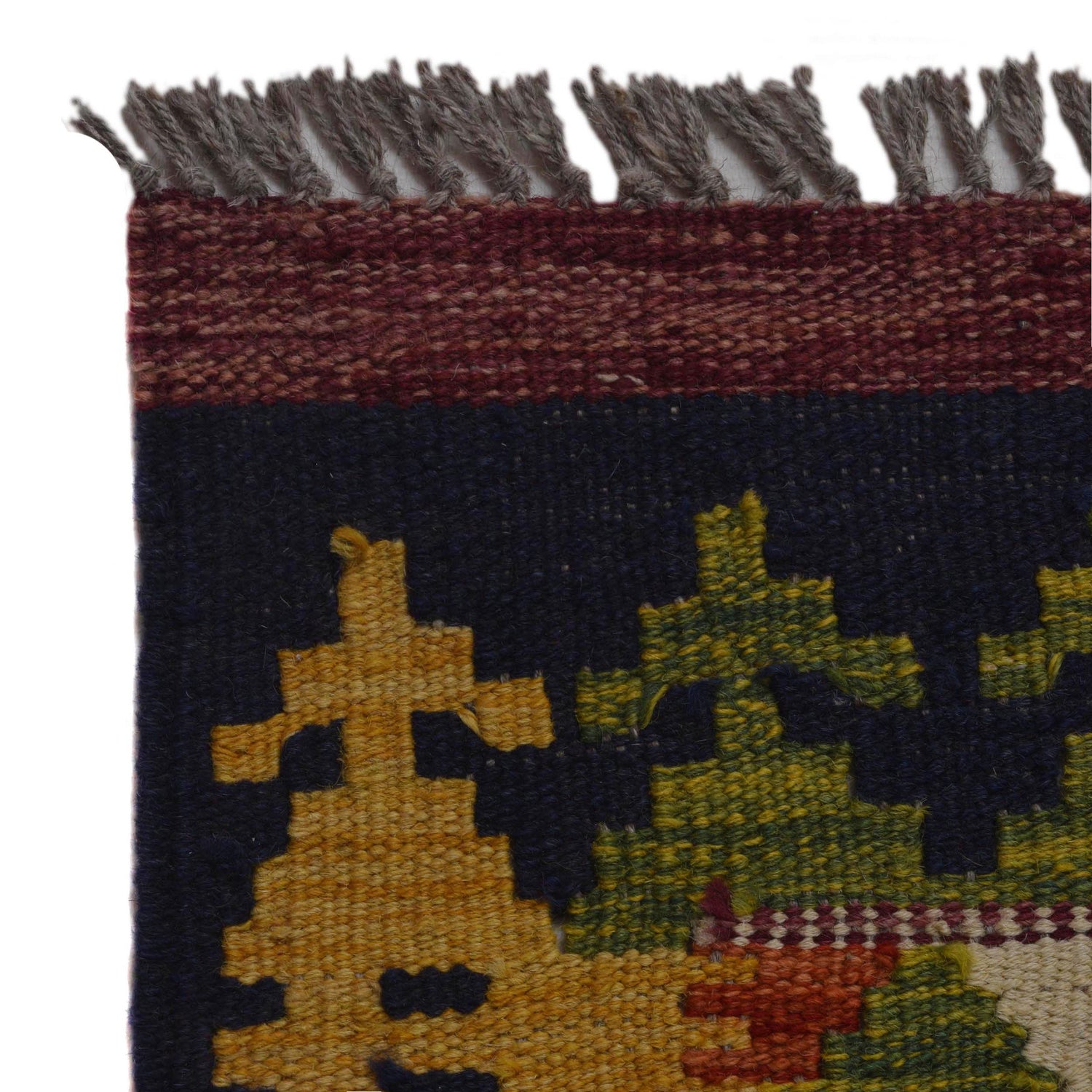 Handmade Vegetable Kilim 5' 10" x 8' 2" (ft) - No. Y35606