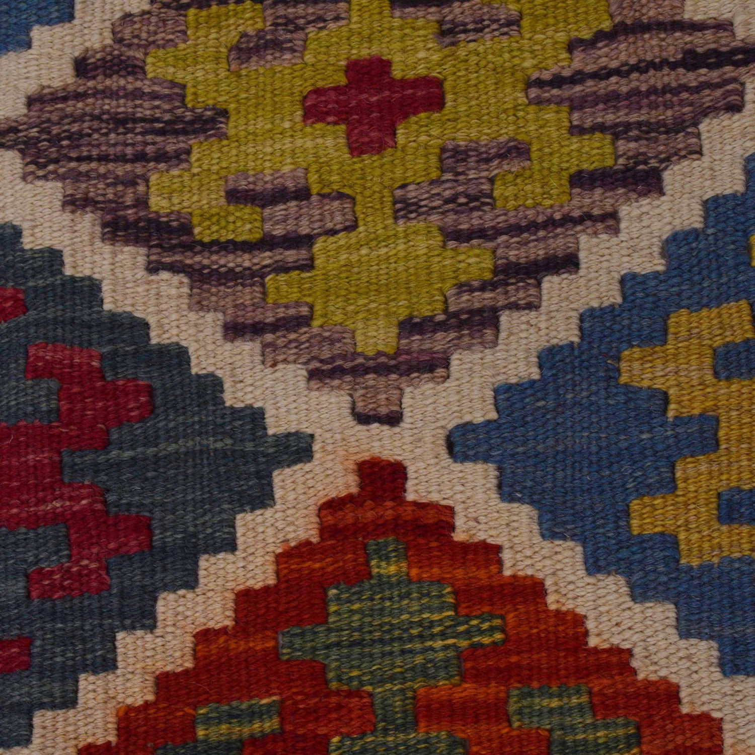 Handmade Vegetable Kilim 5' 11" x 8' 5" (ft) - No. Y35608