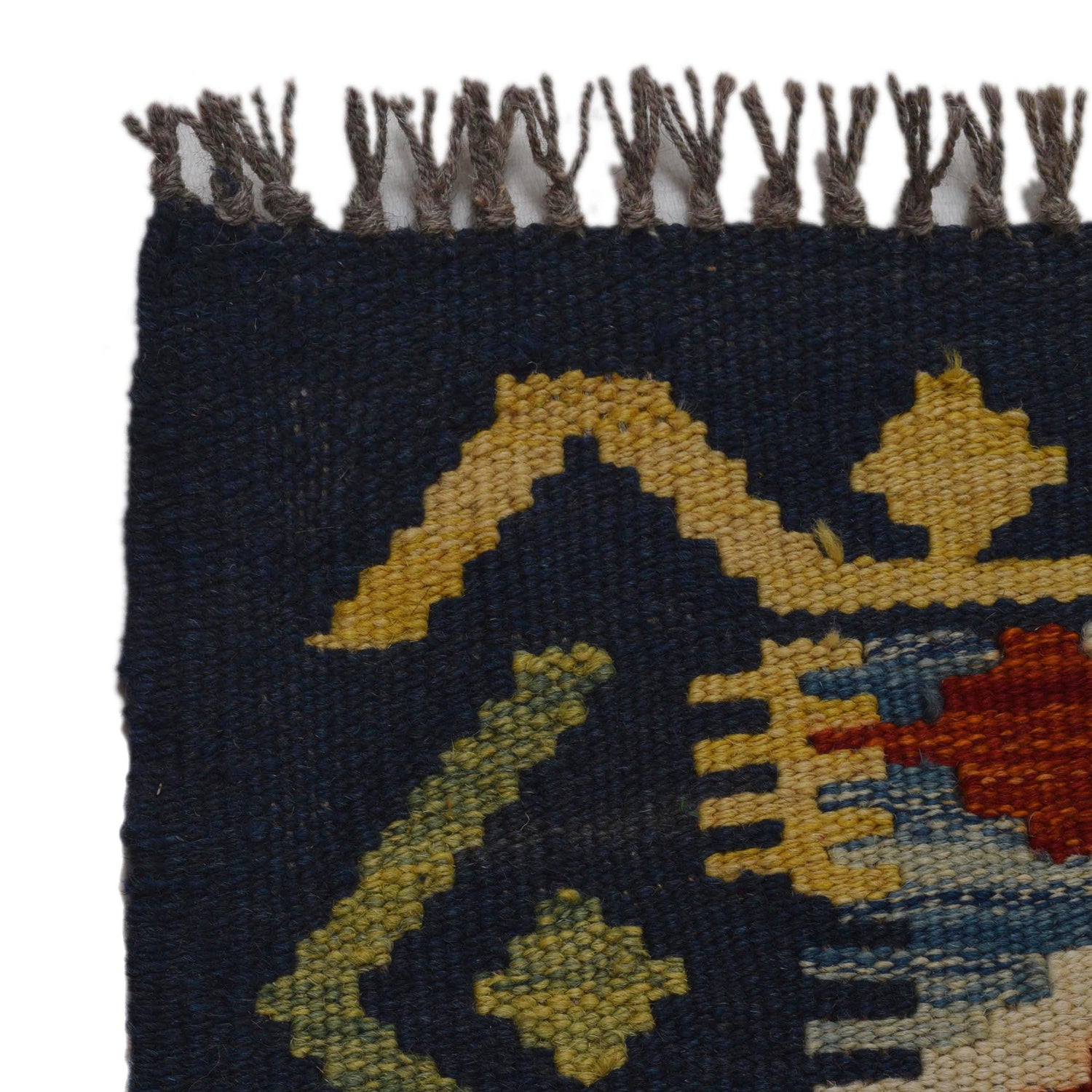 Handmade Vegetable Kilim 5' 1" x 8' 2" (ft) - No. Y35644