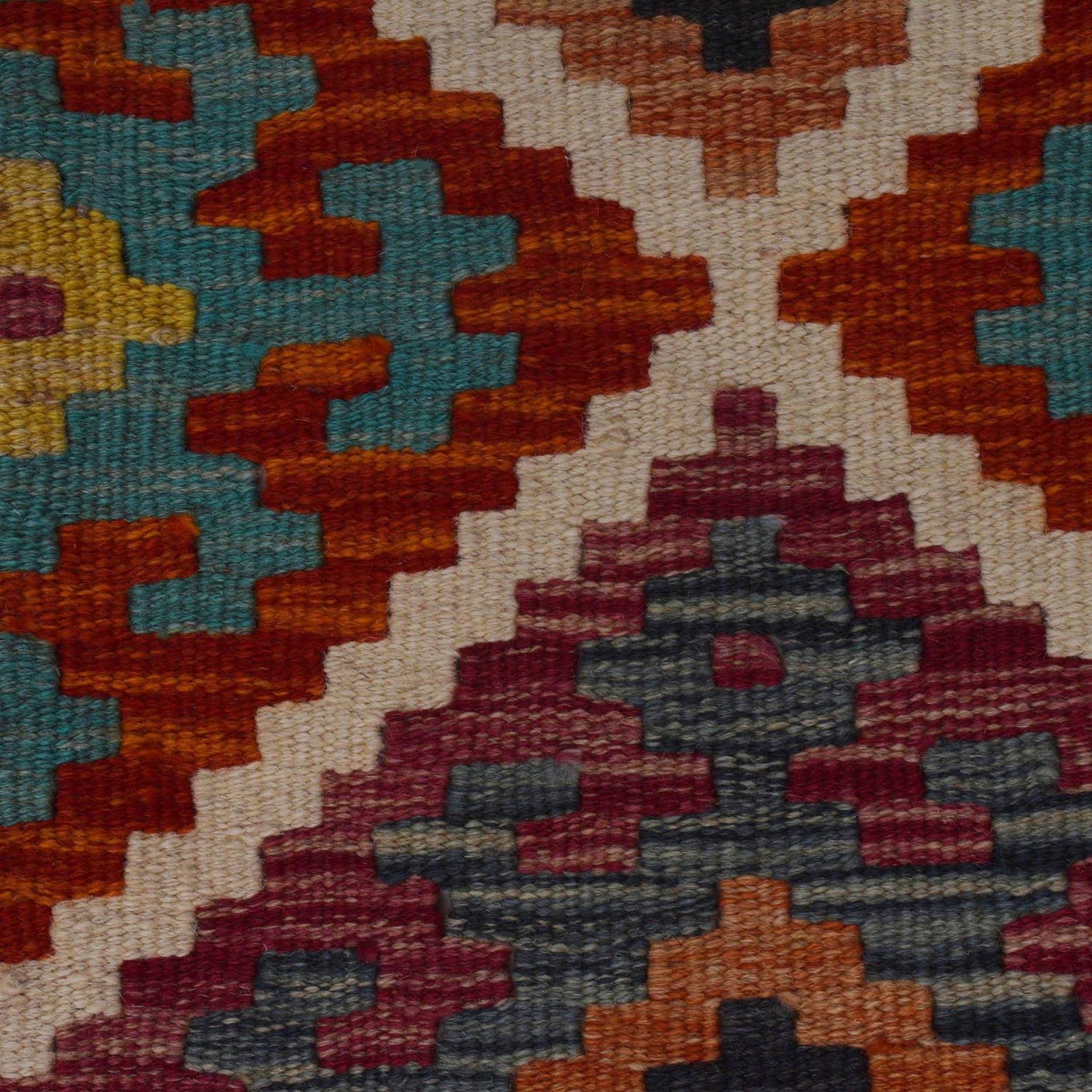 Handmade Vegetable Kelim 6' 0" x 8' 9" (ft) - No. Y35646