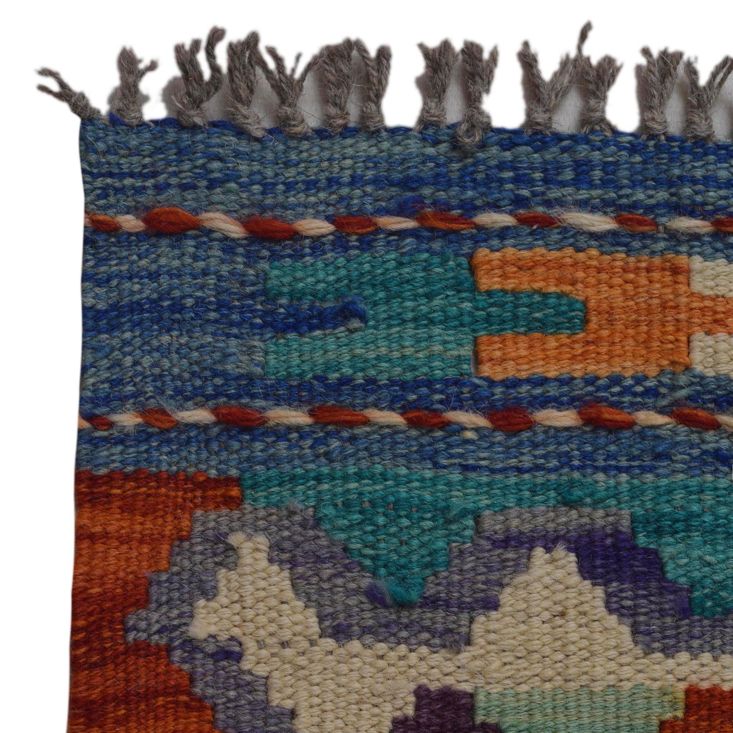 Handmade Vegetable Kilim 6' 3" x 8' 8" (ft) - No. Y35648