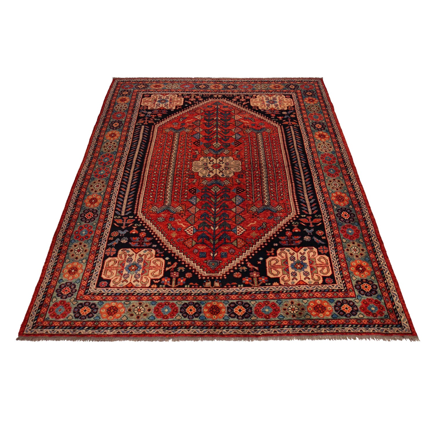 Handmade Sherazi Rug 8' 3 x 11' 2 (ft) - No. Y35650
