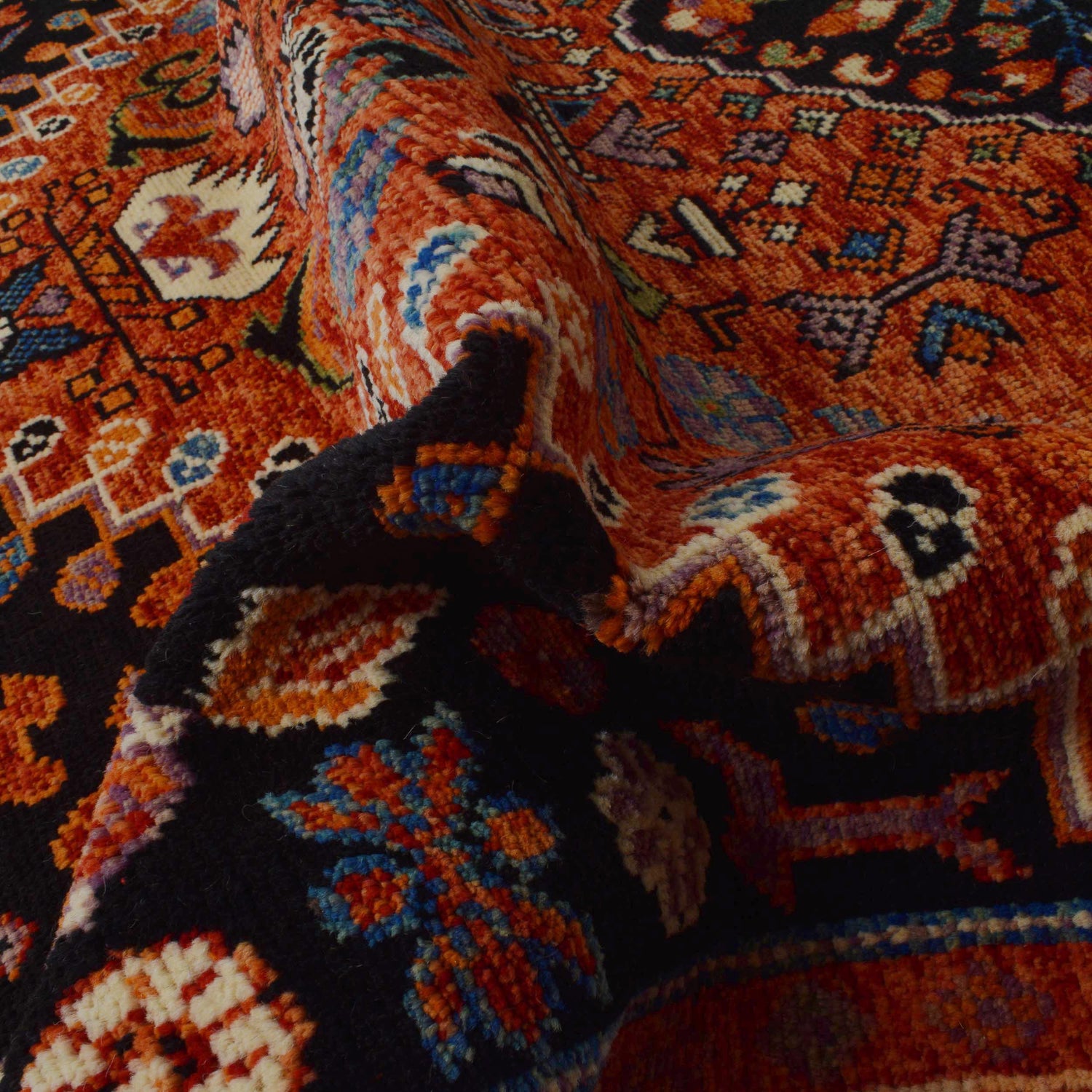 Handmade Sherazi Rug 6' 8" x 9' 8" (ft) - No. Y35651