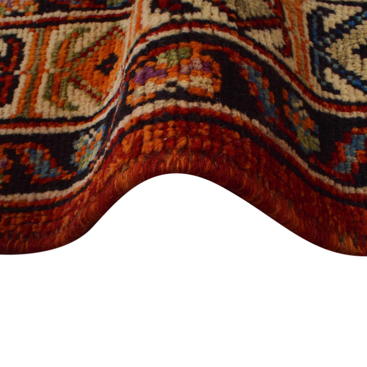 Hand Knotted Sherazi Rug 6' 7" x 9' 8" (ft) - No. Y35652