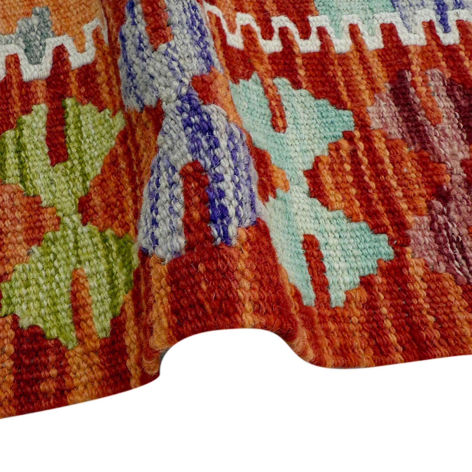Vegetable Kilim Runner 2' 5" x 6' 6" (ft)- No. Y37275