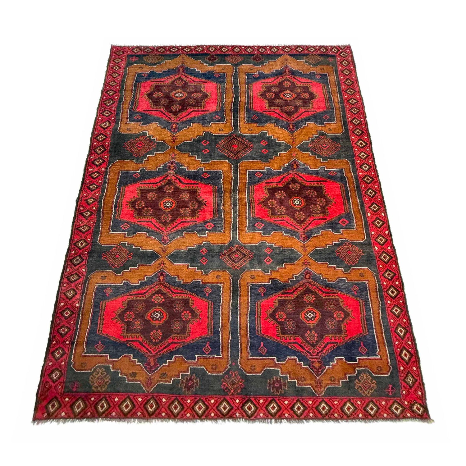 Handmade Baluchi Rug 4' 8" x 8' 7" (ft) - No. Y37282